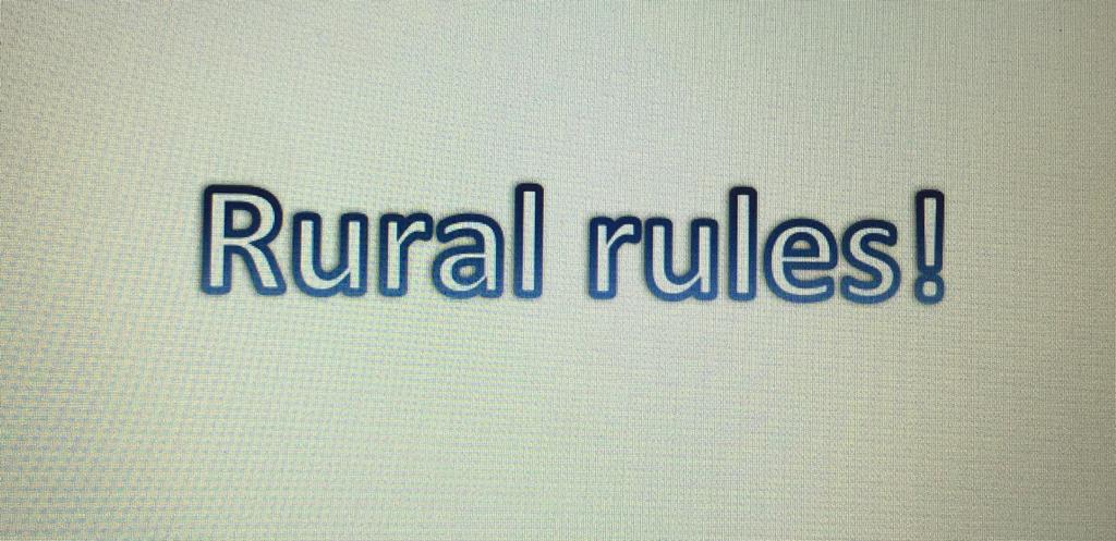 Rural Rules 